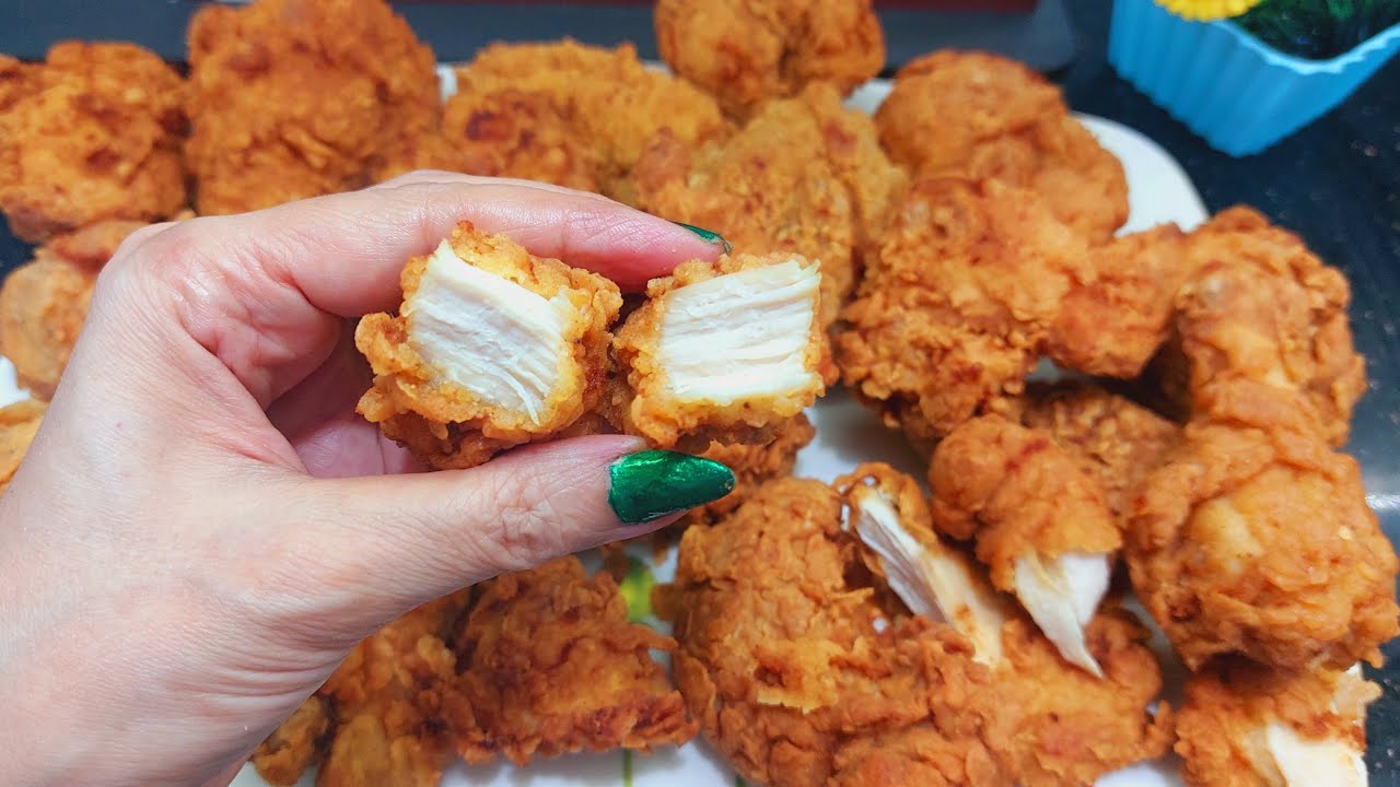 تشكن ستربس كنتاكى🐔 وتشكن وينجز❗️ المقرمشة من برة وجوسى من جوة طعمها رهيب💯 ومش هتشرب زيت👌