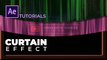 Simple and Beautiful Curtain Opening Animations - After Effects Tutorials (No Plugins)