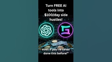 Turn FREE AI Tools Into $100/Day! 💸 Make Money Online with AI (No Skills Needed) #SideIncome