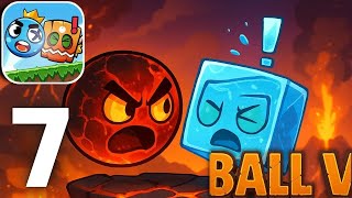 Ball V -Gameplay Walkthrough |Part 7 -New Map(Ice Age🧊)(36-42) -(ios,Android) screenshot 1