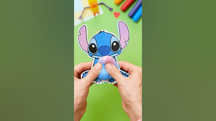 Let’s Craft a Funny Stitch Toy 💙🤩 #art #diy #drawing #kids #squishy