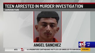 Teen arrested in Cameron Park murder investigation