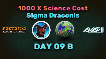 Can I beat Factorio with 1000X Science Cost? - Sigma Draconis - Day 09 Part II