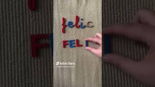 Pack de 5 uds letra Ç   C trencada | Abecedario Montessori