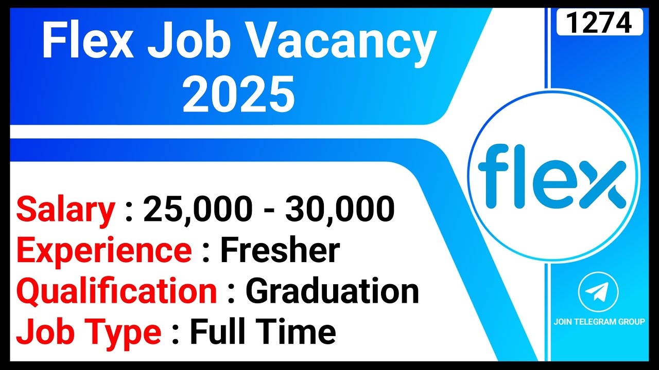 Flex Job Vacancy 2025 | Job For Fresher | Accounts Payable Analyst Jobs | BBA Finance Jobs
