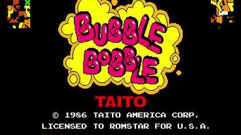 Bubble Bobble arcade running on the ZX Spectrum Next