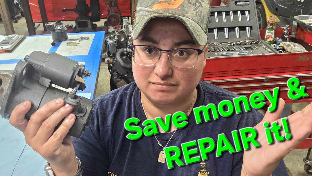 This starter is $1,100 new...why not fix it for $50!