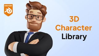 Blender -  3D Illustration Business Man Character Tutorial screenshot 5