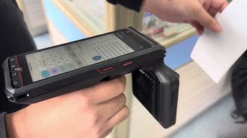 Jepower This industrial-grade UHF handheld .#UHF handheld terminal#pda scanner #android pda