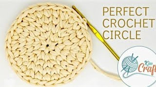 How to Crochet a Perfect Circle for Basket Bottom. All tips and tricks!!