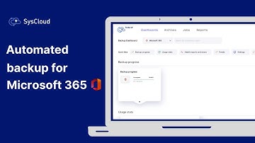 SysCloud Backup for Microsoft 365