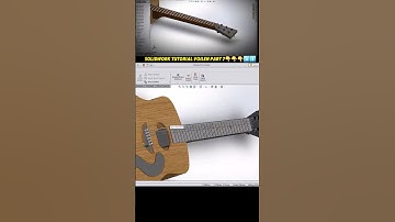 Solidwork Tutorial Guitar 🎸 2025 #solidworks #ytshorts #cad #shorts #3d #solidworkstutorial