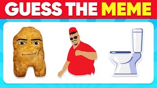Guess The Meme Song By Emoji | Gedagedigedagedago, MrBeast, Skibidi Toilet, Skibidi Dom Dom Yes Yes