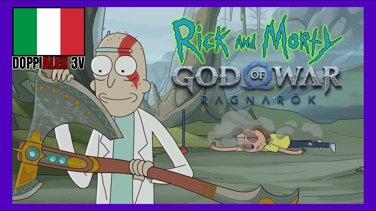 Rick and Morty meets God of War Ragnarok in this New Trailer