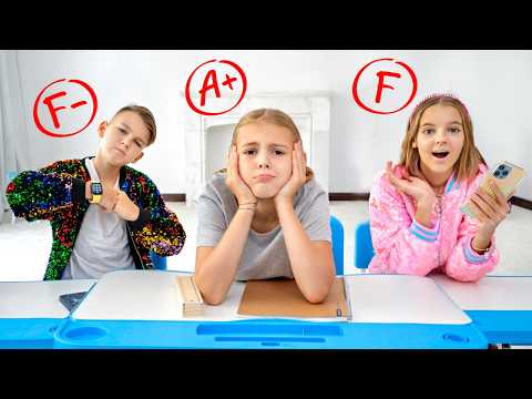 Rich vs Poor at School 📚✨ What Really Matters?
