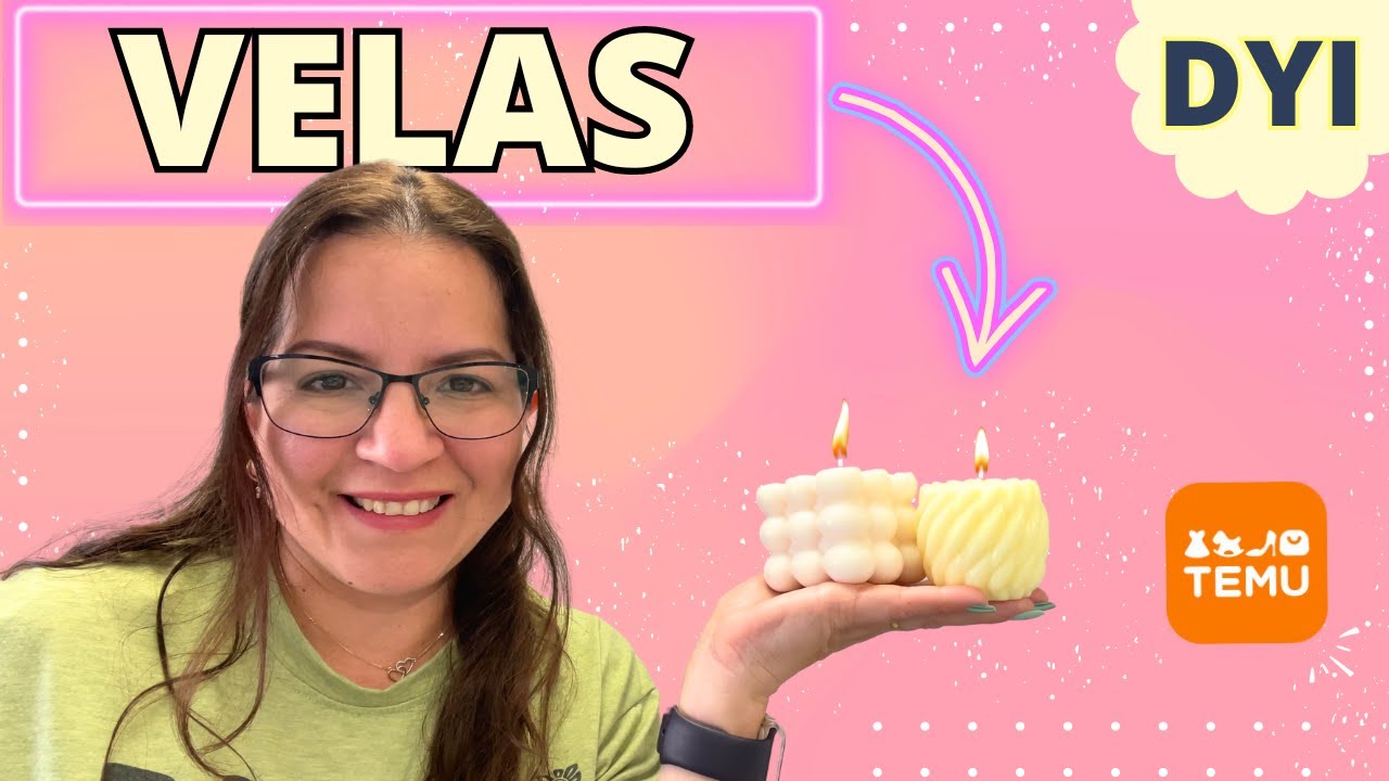 VELAS CON FORMAS DIY | TEMU | Yuyis Creations