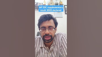 AP SSC Supplementary Result 2025 Announced | Check Now #APSSC2025 #SSCResult #BoardExam