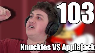 Reaction - Knuckles VS Applejack