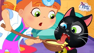 Kucing Misifu jatuh sakit 🤕 Penyihir Tatty membantu seorang teman | Dongeng bahasa Indonesia