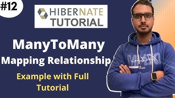 #12 ManyToMany Mapping Example | Hibernate Many to many tutorials with example