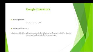 Ethical Hacking and Cyber Security 6 Google Hacking Database and Google Dorks Part   2