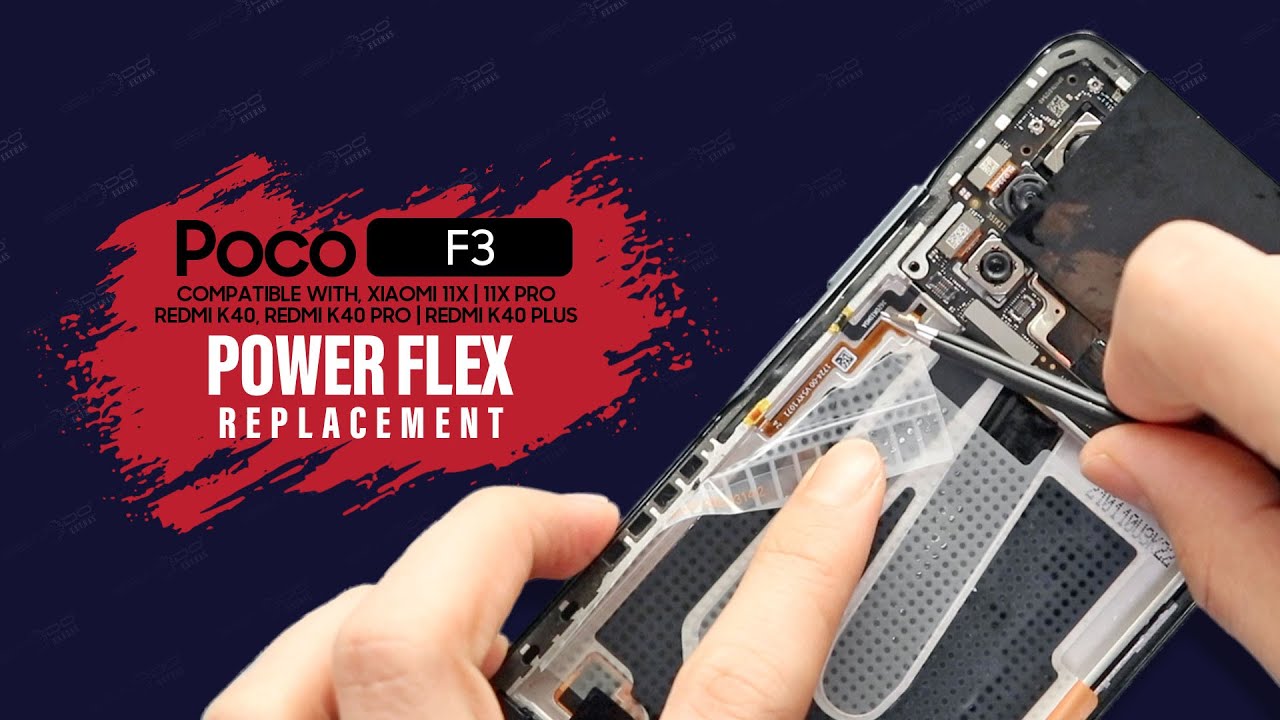 Xiaomi mi 11x poco f3 power button flex replacement youtube