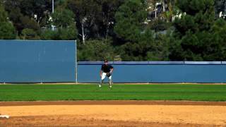 Outfielder Pre Pitch Setup