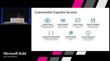 Notes from the field on customizing your AI using Cognitive Services : Build 2018