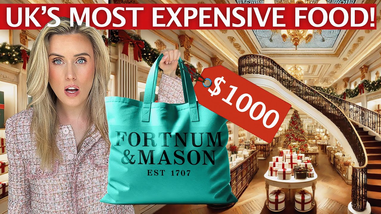 Рождество в САМОМ ДОРОГОМ продуктовом магазине Великобритании | Fortnum & Mason