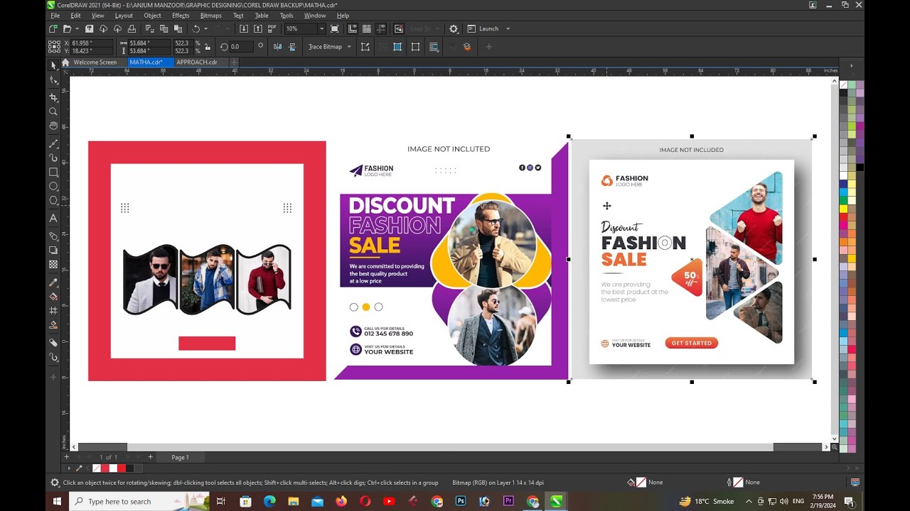 How To Create Very Creative Social Media Ads Design Tutorial For ...
