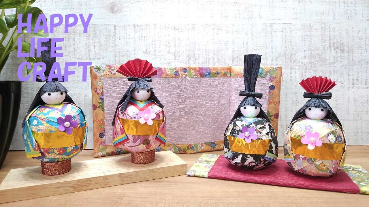 ひな祭り】トイカプセルでひな人形を作ってみよう。🎎 - YouTube