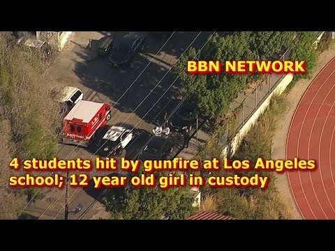 4 students hit by gunfire at Los Angeles school; 12 year old girl in ...