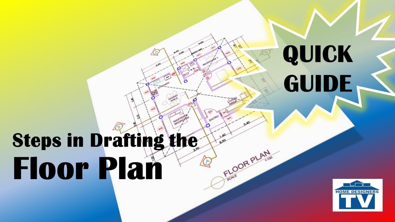 Steps in Drafting the Floor Plan - YouTube