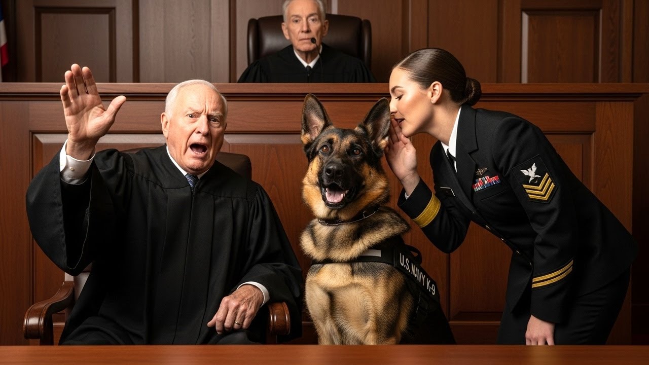 Prosta kobieta SEAL, która szepnęła komendę psu – co zrobił sędzia, poruszyło wszystkich