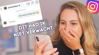 Ik stuurde 50 BEKENDE MENSEN een DM (en deze reageerde..) 😱