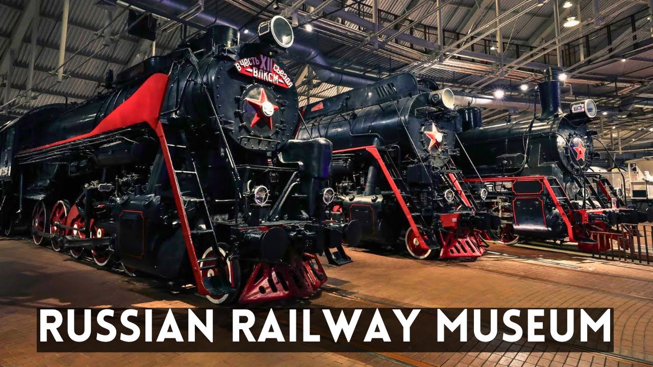 The LARGEST RAILWAY MUSEUM in Russia | St Petersburg