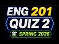 eng 201 quiz 2 solution spring 2026|ENG201 Quiz 2 Solution |Spring 2026 |Virtual University