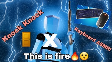 Knock Knock🚪X Keyboard ASMR 😴💤(1v1.lol montage)