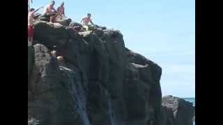 Waimea Beach Rock Jump 11-2011