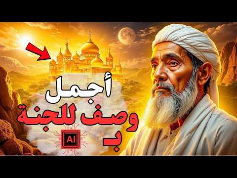 الجنة أجمل وصف بالذكاء الاصطناعي AI كما وصفها النبي ﷺ والقرآن رحلة مدهلة بجودة عالية 4K