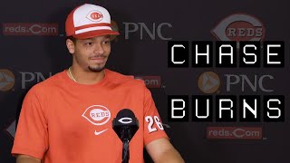 Chase Burns Press Conference before his MLB Debut