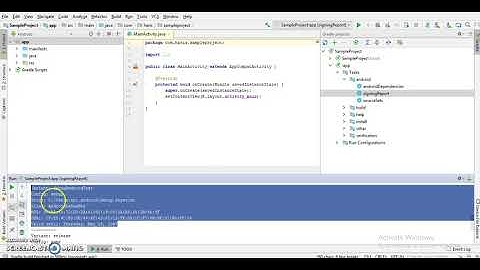 Find Debug key Store using Android Studio