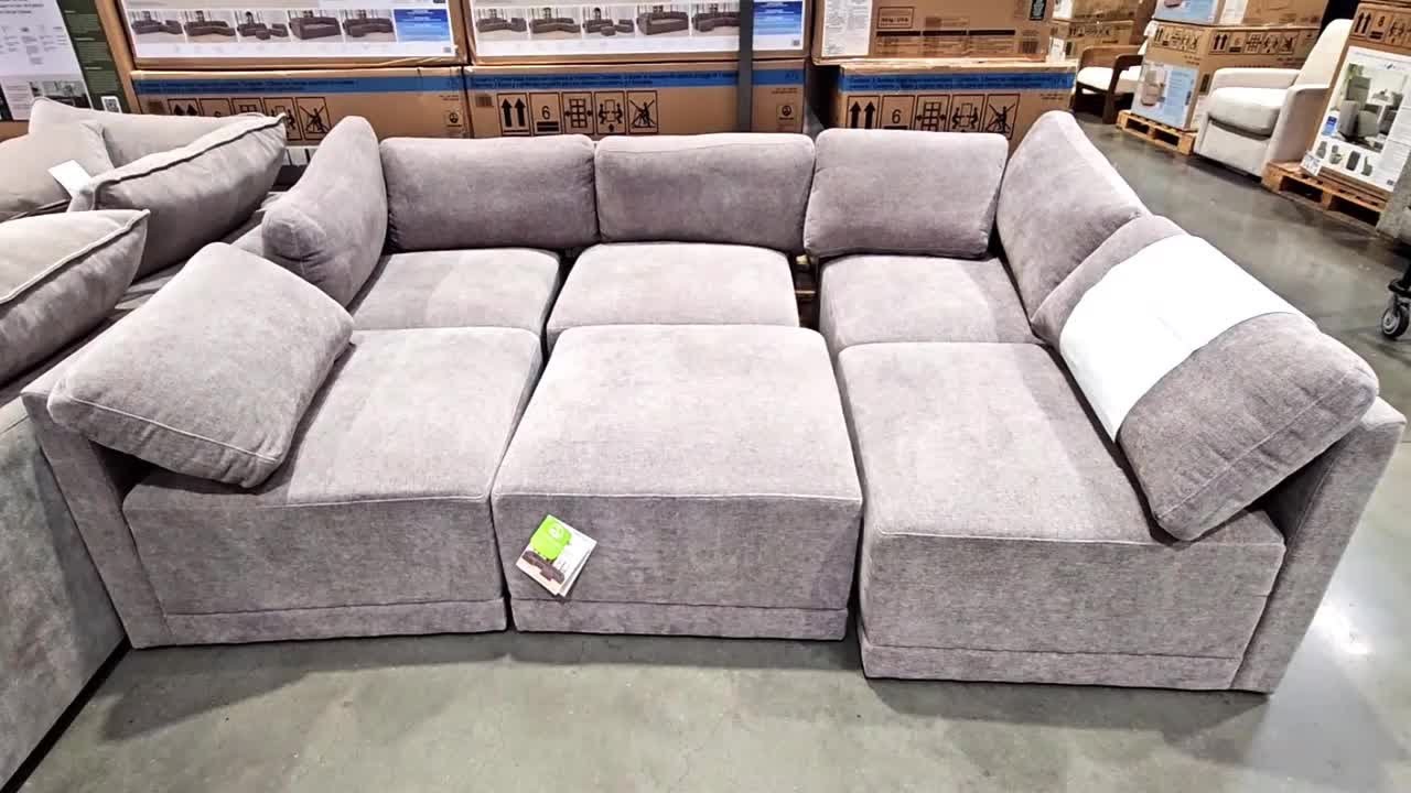 THOMASVILLE FALLON 6PC MODULAR FABRIC SECTIONAL Shop SOFAS with us
