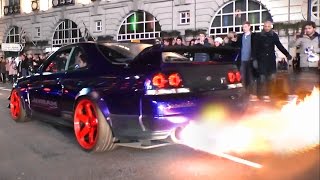 Kream Developments Nissan Skyline GTR - Burnouts, Flames and LAUNCH!