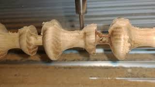 Turning knobs on the CNC