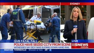 13yo boy Falls to his death in QVB