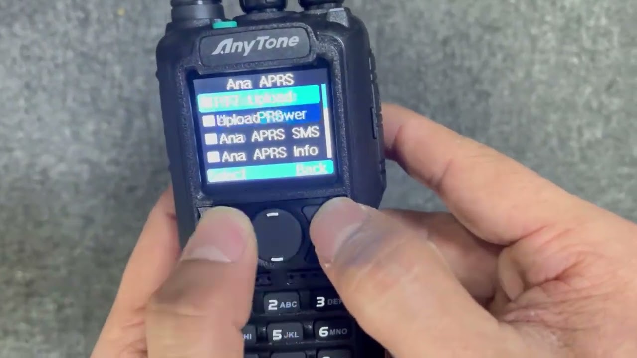 AnyTone AT-D878UVII Plus Dual Band Bluetooth PTT Digital/Analog APRS