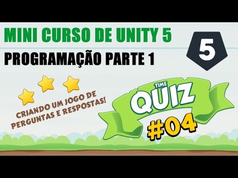 Tutorial Unity 5 - Vídeo Aula: Programando um QUIZ game parte 4 - Android e PC
