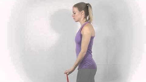 Resistance Band Bicep Curls