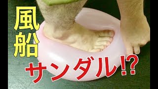 風船でスマホケース作れる裏技！サンダルも作れる！？